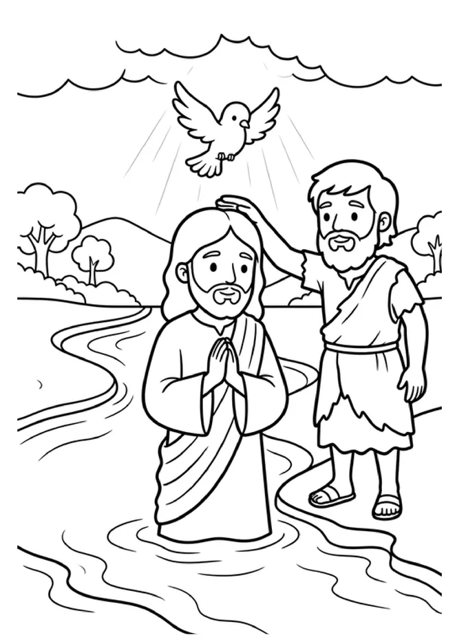 Desenhos biblicos para colorir para imprimir e colorir - imagem 9